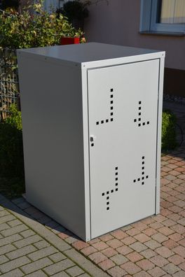 Metall Mülltonnenbox Mülltonnenschrank für 1 Tonne