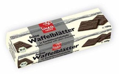 Linea Natura 6x Linea natura Zartbitter Waffelblätter 100g