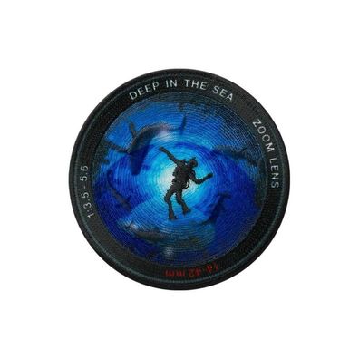 Mono-Quick 1801x RECYCL-PATCH Applikation, Deep Sea, Leopard, Kamera Zoom