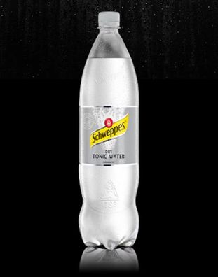 Schweppes Indian Dry Tonic Water Schweppes Erfrischungsgetränk 1,25l - 4 Stückzahlen 