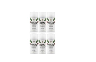 Proraso Weiss Shaving Foam 300 ml (6er-Pack)