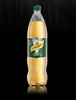 Schweppes American Ginger Ale Erfrischungsgetränk 1,25l - 4 Stückzahlen