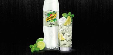 Limette Minze Virgin Mojito Erfrischungsgetränk Schweppes 1,25l fruchtig Vegan