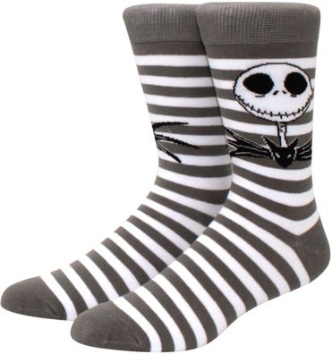 Jack Skellington Graue Socken - Nightmare BEFORE Christmas Socken Helloween Socken