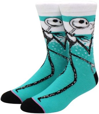 Jack Skellington Türkise Socken - Nightmare BEFORE Christmas Socken Helloween Socken