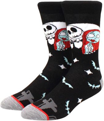 Sally Née & Jack Skellington Socken - Nightmare BEFORE Christmas Helloween Socken