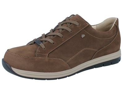 FINN Comfort Osorno Herren Schnürschuhe braun chestnut Oilbuk Nubukleder