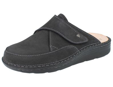 FINN Comfort Aguilas Herren Clogs grau schiefer NubukRona Nubukleder