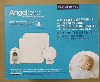 Angelcare SmartSensor Pro 2, 2-in-1 Baby Überwachung Babyfone Sensormatte