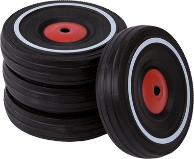 BIG Bobby Car Whisper Wheels - Schwarz, 4 Stück (800001260)