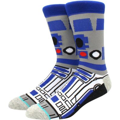 R2-D2 Droid Socken - Star Wars Disney Lustige Cartoon Motiv Socken