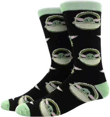 Grogu Child Socken in 3/4-Länge - Star Wars Jedi-Ritter Heroes Lustige Motiv-Socken