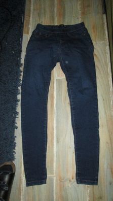 Gebraucht Blaue DAMEN Jeanshose Jeggings in GR.S gebraucht