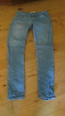 Gebraucht Blaue DAMEN Jeanshose in GR.36 gebraucht