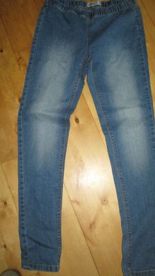 Gebraucht Blaue DAMEN Jeanshose Jeggings in GR.36 gebraucht