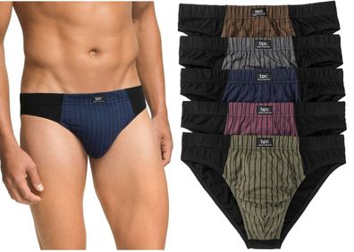 5er-Pack Herrenslips Slip aus Baumwolle Männer Unterhosen Gr. 4 5 6 7 8 9 10 12