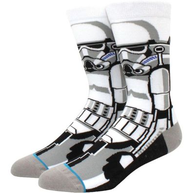 Stormtrooper Fighter Weiße Socken - Star Wars Disney Lustige Cartoon Motiv Socken