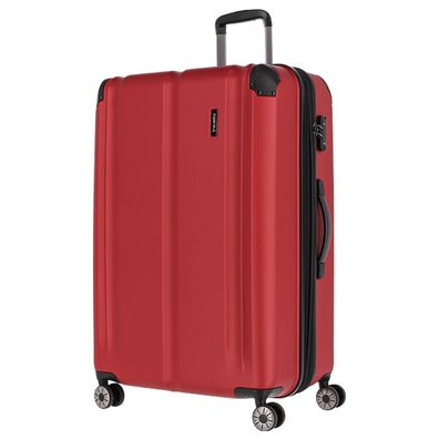 Travelite City 4w Trolley L 073049, rot, Unisex