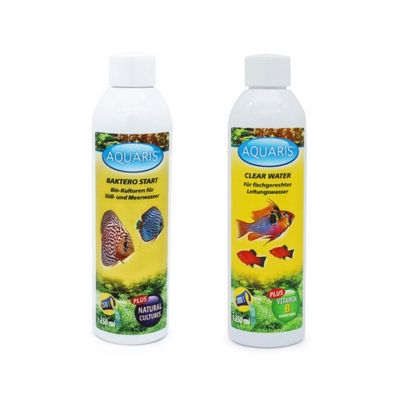 Aquaris Baktero Start 250 ml + Aquaris Clear Water 250 ml