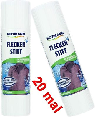 20 x Fleckenstift für die Reise von Heitmann Fleckenentferner Restposten