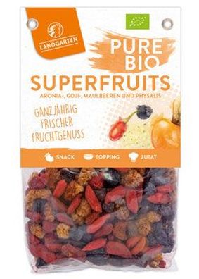 Landgarten 3x Bio Superfruit Mix 120g 120g