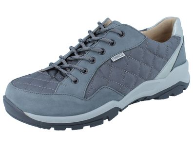 FINN Comfort FINNCO Tessin Damen Wanderschuhe grau Buggy/ Quilt/ Knautschlack