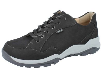 FINN Comfort FINNCO Tessin Damen Herren Wanderschuhe schwarz Alpin Nubukleder