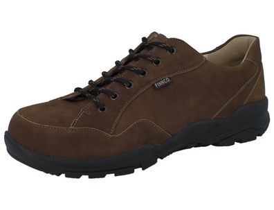 FINN Comfort FINNCO Tessin Damen Herren Wanderschuh braun nut Oilbuk Nubukleder