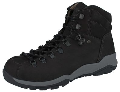 FINN Comfort Garmisch Damen Herren Wanderschuhe schwarz Neptun Leder