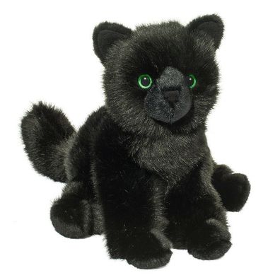 Schwarze Katze Salem Plüschtier Stofftier Kuscheltier Plüsch H=22cm L=22cm