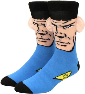 Commander Spock Socken mit Ohren - Star Trek Lustige Cartoon Motiv Socken