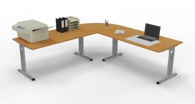 Schreibtisch Kombination SO4 240x240 cm Eckschreibtisch Winkelschreibtisch Büromöbel