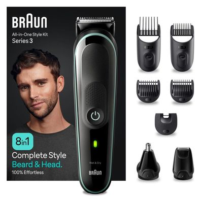 BRAUN Series 3 MGK3441 All-In-One Styling Set 8-in-1