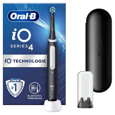 Oral-B Zahnbürste iO Series 4 mit Reiseetui Matt Black