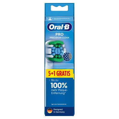 Oral-B Pro Precision Clean Aufsteckbürsten, 5 + 1 Gratis