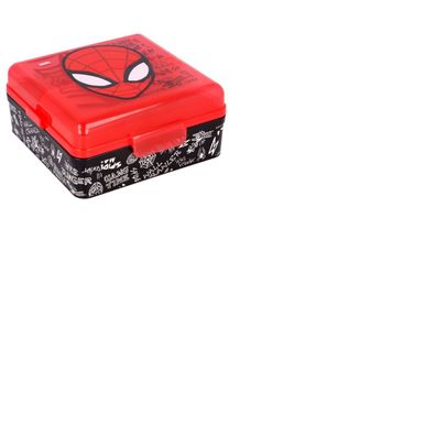 Stor Lunchbox Lunchbox Spiderman Quadratisch mit 3 Fächern Brotdose