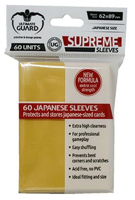 Supreme Sleeves Japanese Size Yellow (60) Neu