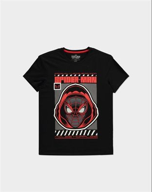 Spider-Man - Miles Morales - Miles Hood - T-Shirt Black Neu Top