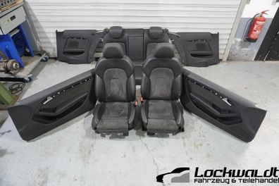 Sitzausstattung Sline S line Audi A5 8T Coupe Alcantara Leder Schwarz