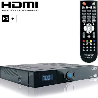 Schwaiger DSR691 HDPL Full HD+ SAT-Receiver Satellitenreceiver DVB-S 1080p NEU