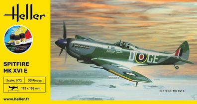 Heller 1:72 56282 Starter KIT Spitfire