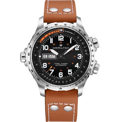 Hamilton – H77755533 – Khaki Aviation X-Wind Day Date Auto Automatischer Aufzug | 45m