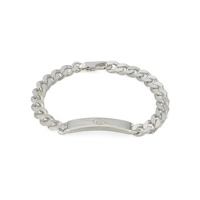 Gucci – YBA774054001 – Gucci Tag-Armband aus Sterlingsilber mit Logo