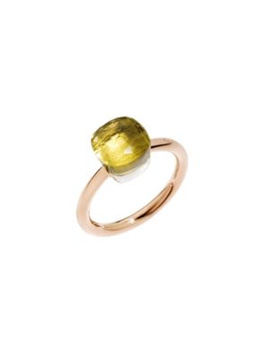 Pomellato – PAB4030O6000000QL – NUDO PETIT RING AUS Roségold MIT Weissgold-fassung UN