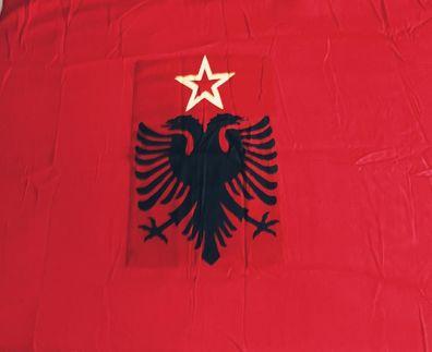 Flagge Volksrepublik Albanien ca. 125 cm x 70 cm