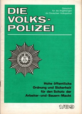 Die Volkspolizei 1989