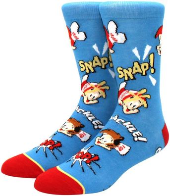 Snap! Crackle! Pop! Socken - Kultiger Disney Crew Cartoon-Socken in 3/4-Länge