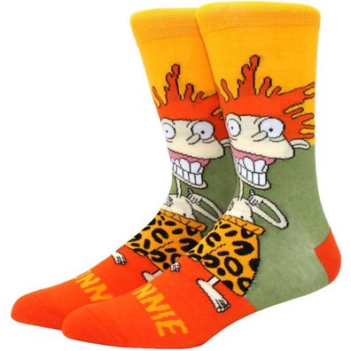 Donnie Thornberrys Team Lustige Socken - Nickelodeon Crew Cartoon-Socken in 3/4-Länge