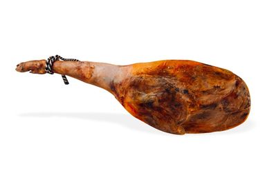 Hymor Serrano Schinken Reserva 2x ca. 7,5kg Jamon-Serrano Vorderschinken Knochen