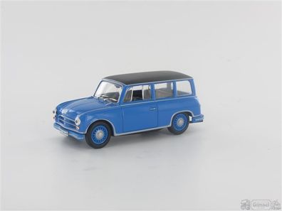 IXO 431061 (Blister) AWZ P70 Kombi blau/ schwarz Maßstab 1:43